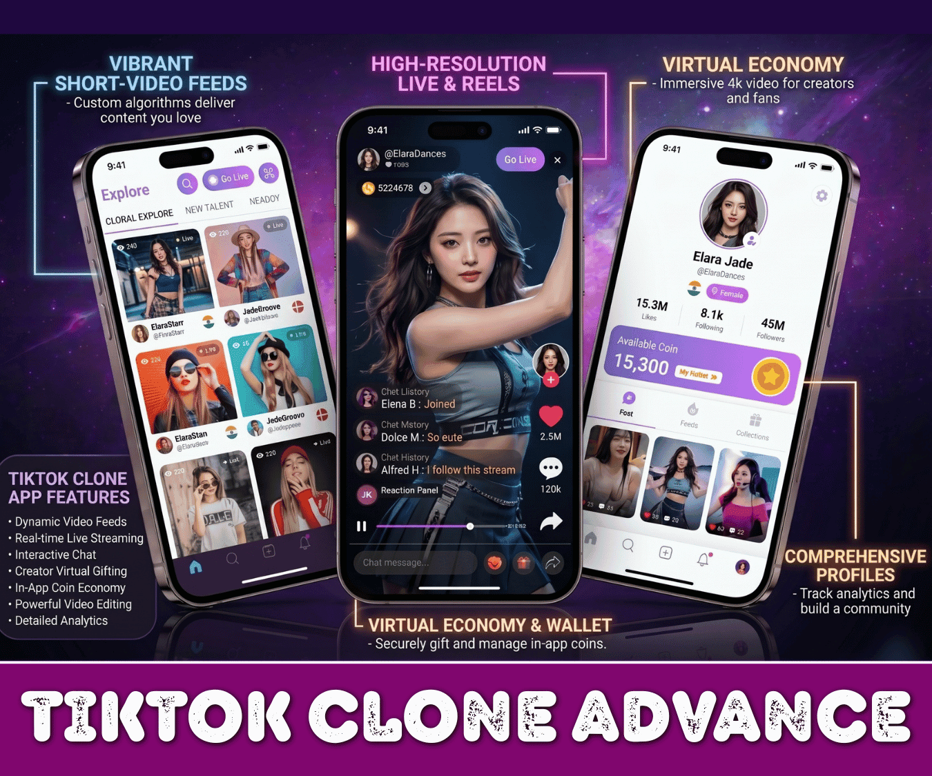 TikTok Clone Advance
