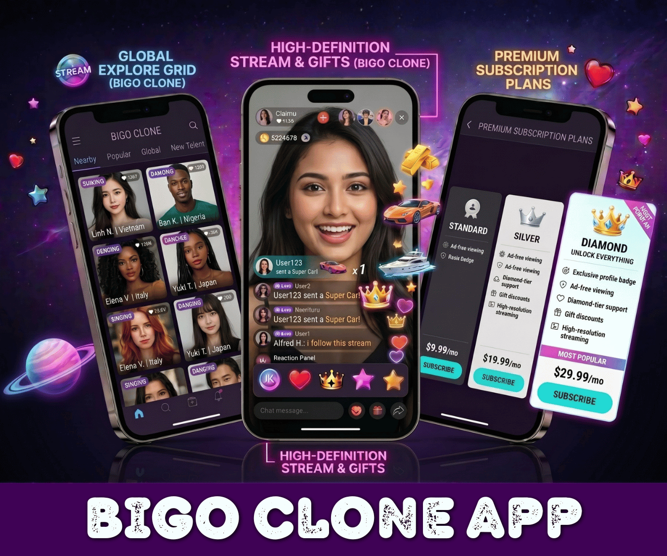 Bigo Live Clone — Video & Dating