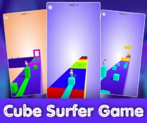 Cube surfer Game