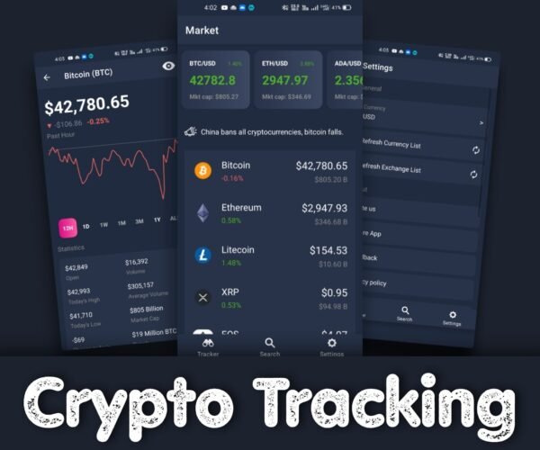 CryptoCurrency Tracker App Development
