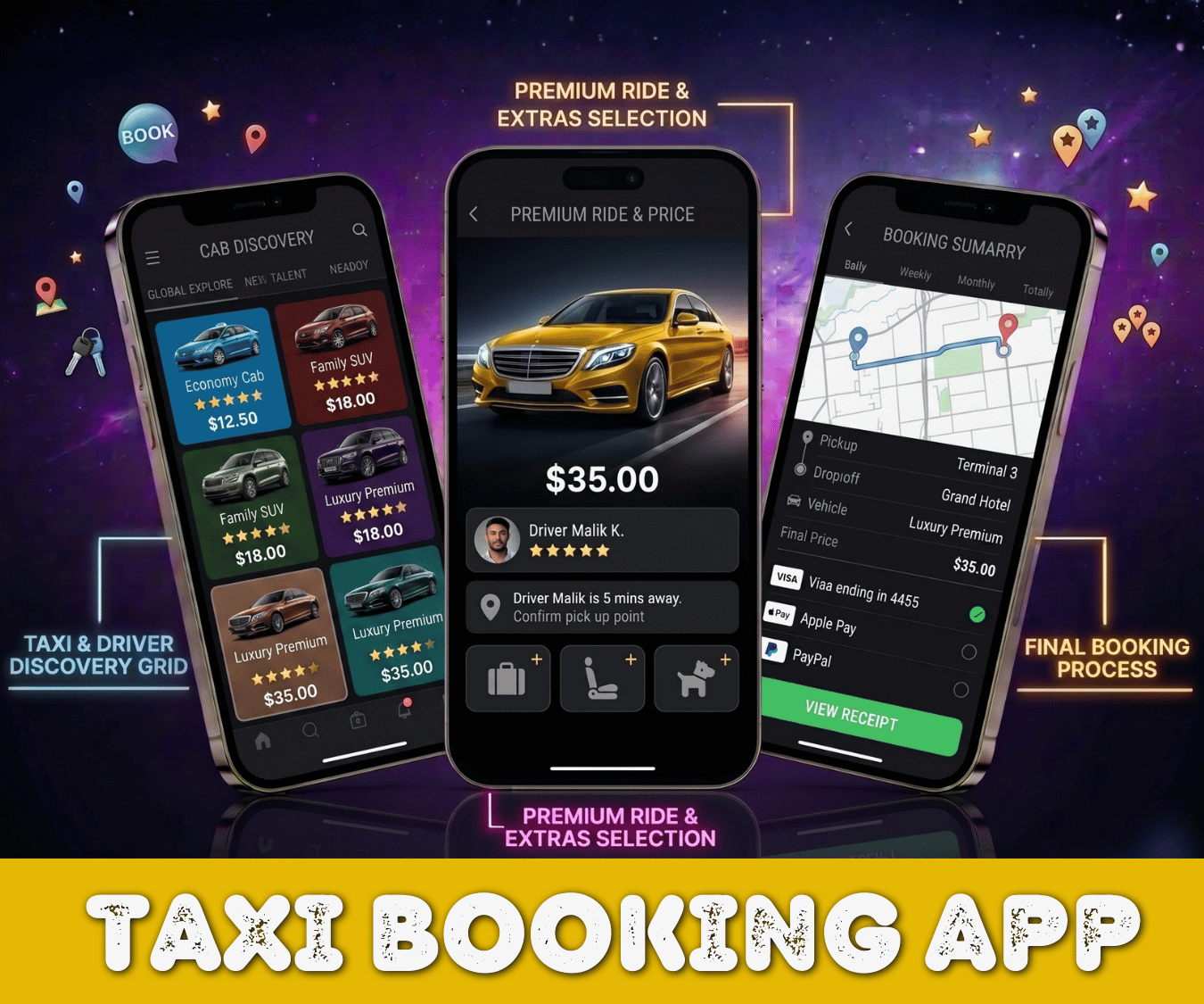 Smart Taxi Booking App